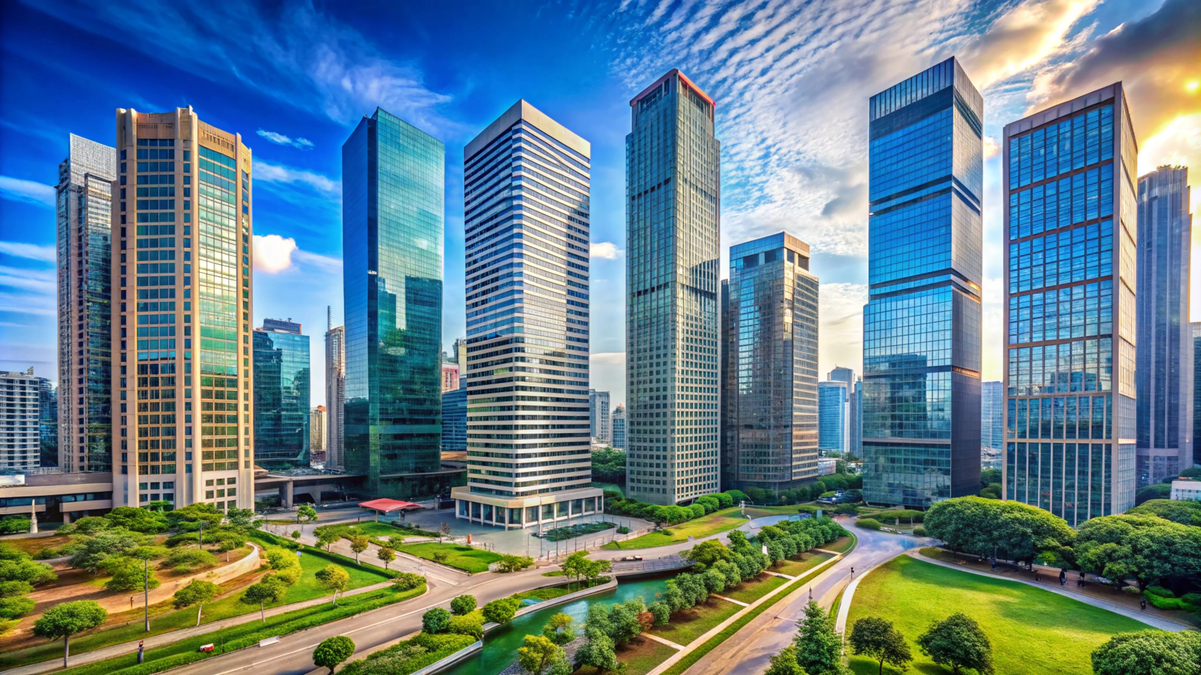 City skyline — industry gains with SQUIBIT
